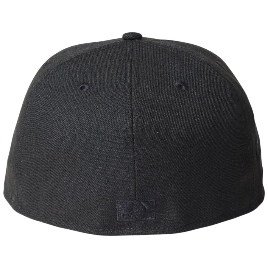 ニューエラ キャップ 帽子 NEW ERA CAP 59FIFTY シカゴ ホワイトソックス MLB Black on Black ブラック/ブラック 14745189 背面