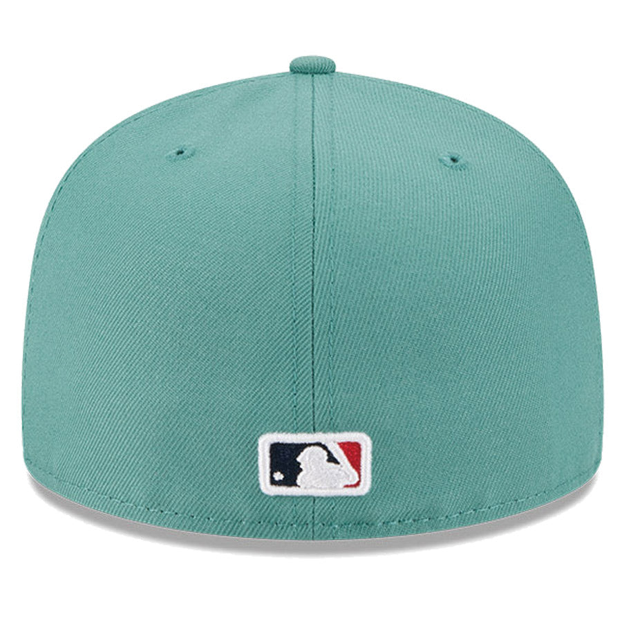 ニューエラ キャップ NEW ERA CAP 59FIFTY オンフィールド MLB City Connect シティー コネクト ボストン レッドソックス ミントグリーン 14521643 背面