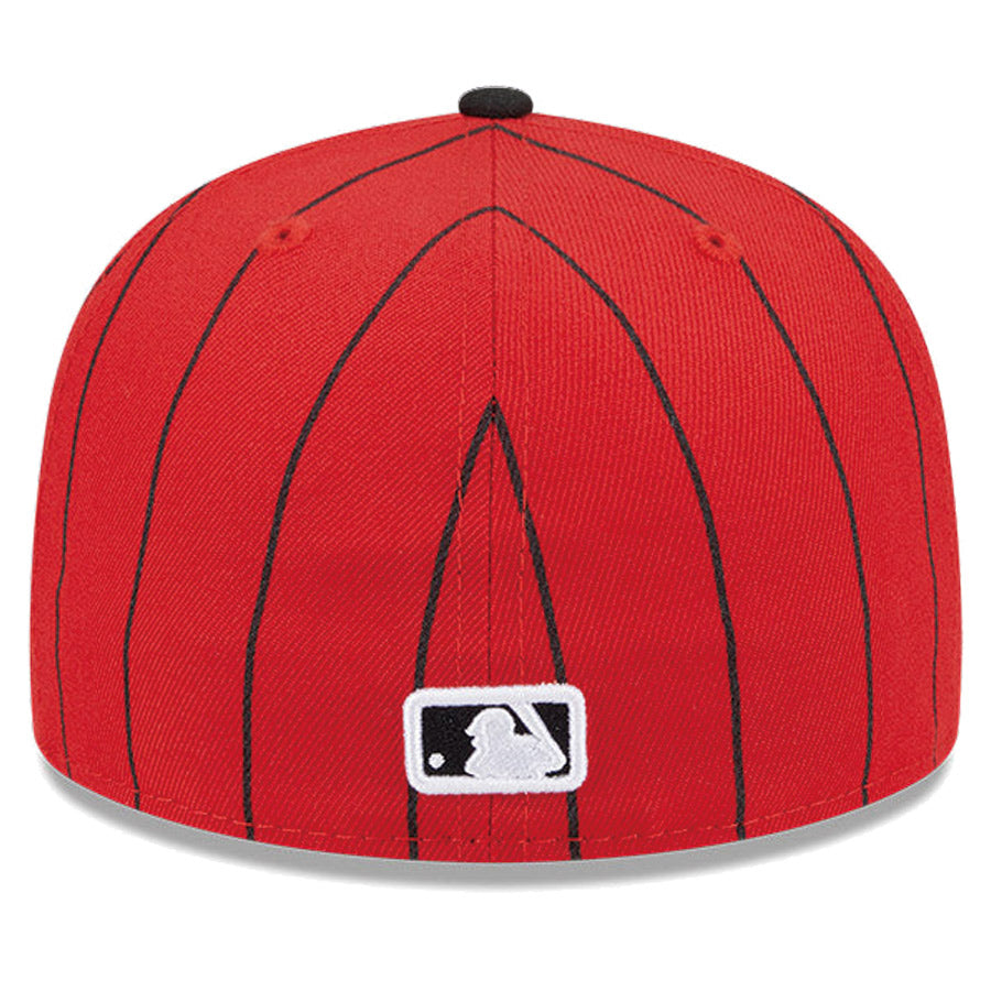 ニューエラ キャップ NEW ERA CAP 59FIFTY オンフィールド MLB City Connect シティー コネクト シカゴ ホワイトソックス レッド ブラックバイザー 14521642 背面