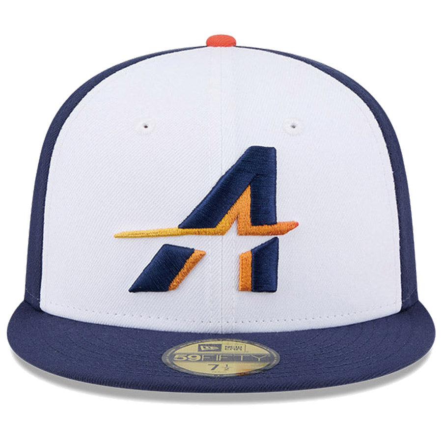ニューエラ キャップ NEW ERA CAP 59FIFTY オンフィールド MLB City Connect シティー コネクト ヒューストン アストロズ ホワイト ネイビー 14521638 正面