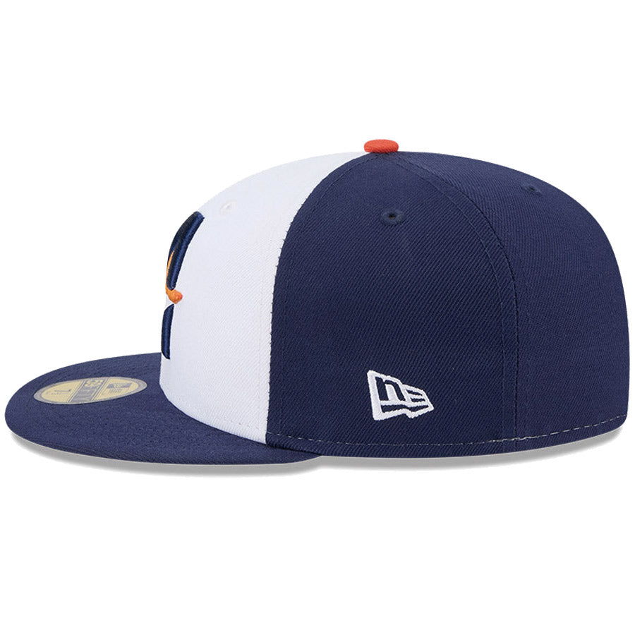 ニューエラ キャップ NEW ERA CAP 59FIFTY オンフィールド MLB City Connect シティー コネクト ヒューストン アストロズ ホワイト ネイビー 14521638 左サイド