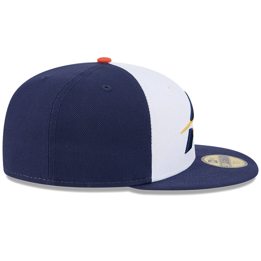 ニューエラ キャップ NEW ERA CAP 59FIFTY オンフィールド MLB City Connect シティー コネクト ヒューストン アストロズ ホワイト ネイビー 14521638 右サイド