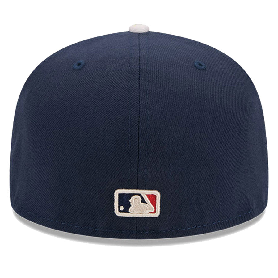 ニューエラ キャップ NEW ERA CAP 59FIFTY オンフィールド MLB City Connect ロサンゼルス ドジャース ネイビー 14521637 背面