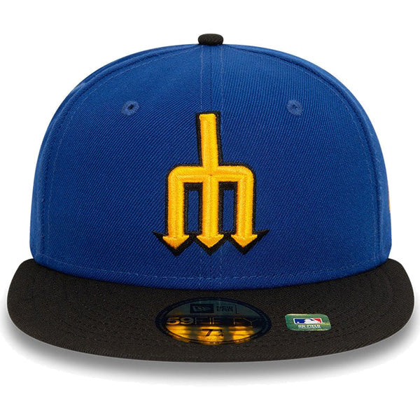ニューエラ キャップ NEW ERA CAP 59FIFTY オンフィールド MLB City Connect シアトル マリナーズ ブルー 14521619 正面