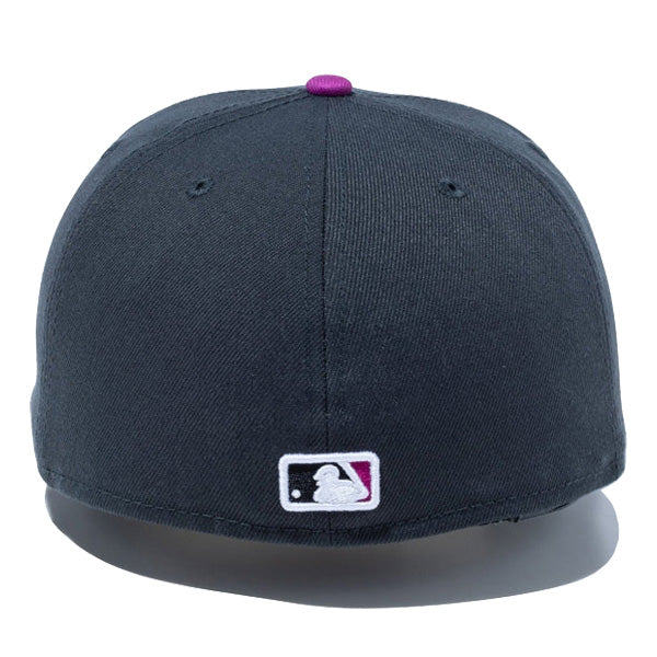 ニューエラ キャップ NEW ERA CAP 59FIFTY オンフィールド MLB City Connect ニューヨーク メッツ チャコールグレー 14521634 背面