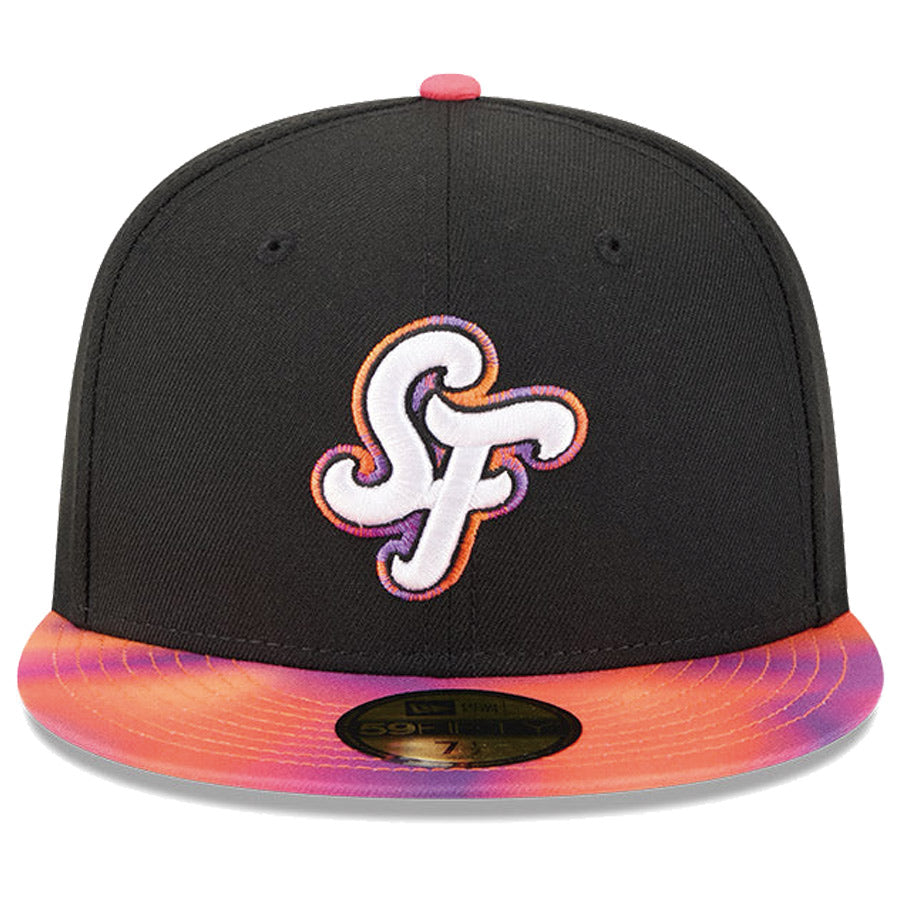 ニューエラ キャップ NEW ERA CAP 59FIFTY オンフィールド MLB City Connect シティー コネクト サンフランシスコ ジャイアンツ ブラック 14521632 正面