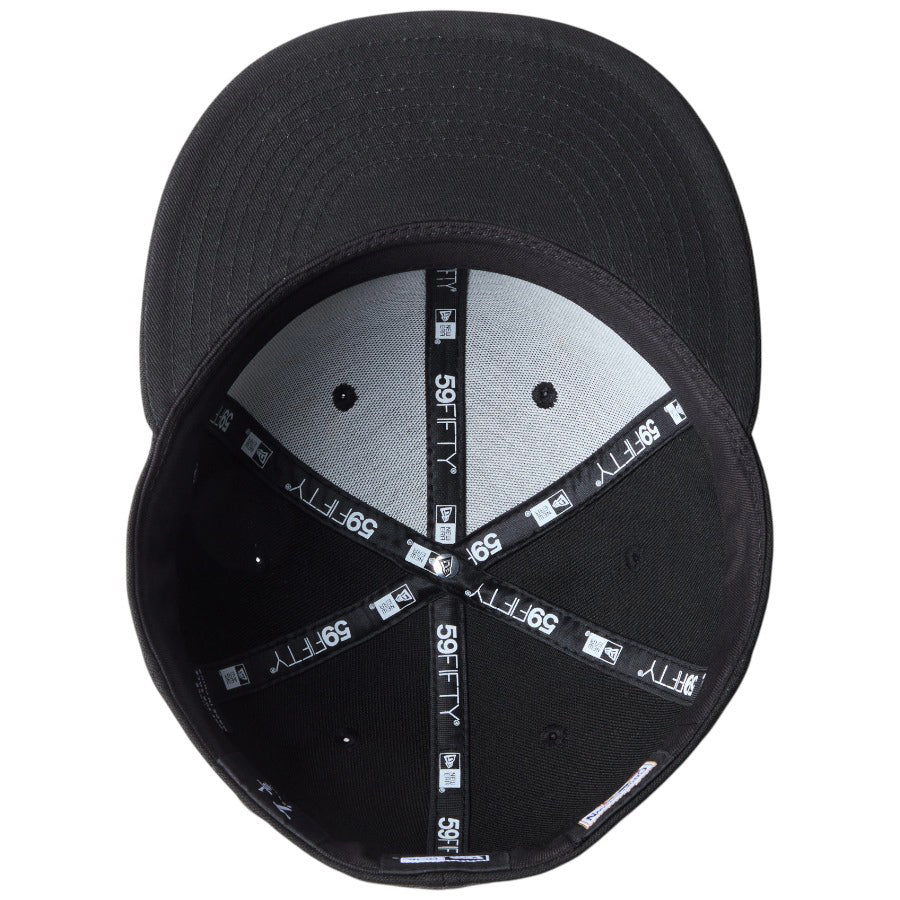 ニューエラ キャップ 帽子 NEW ERA CAP 59FIFTY デトロイト タイガース MLB Black on Black ブラック/ブラック 14745180 アンダーバイザー