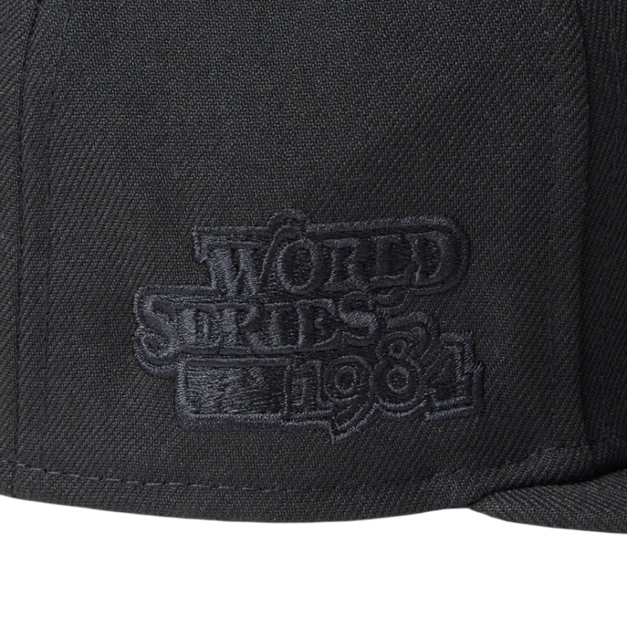 ニューエラ キャップ 帽子 NEW ERA CAP 59FIFTY デトロイト タイガース MLB Black on Black ブラック/ブラック 14745180 サイドパッチ