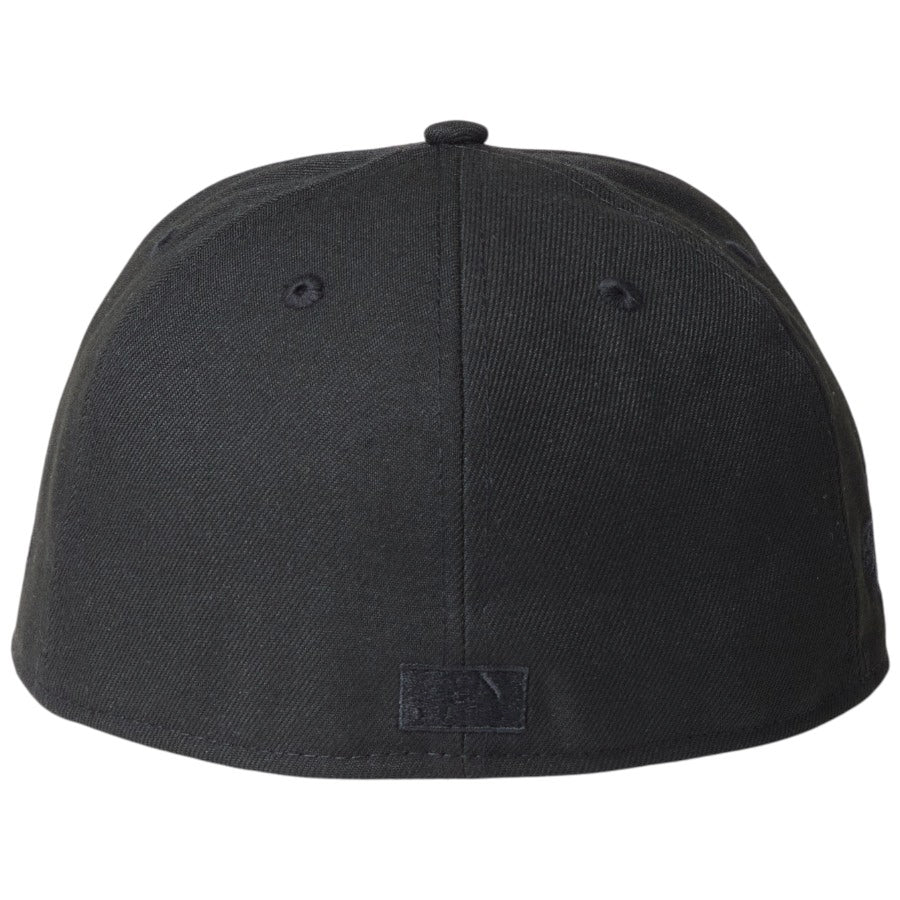 ニューエラ キャップ 帽子 NEW ERA CAP 59FIFTY デトロイト タイガース MLB Black on Black ブラック/ブラック 14745180 リア