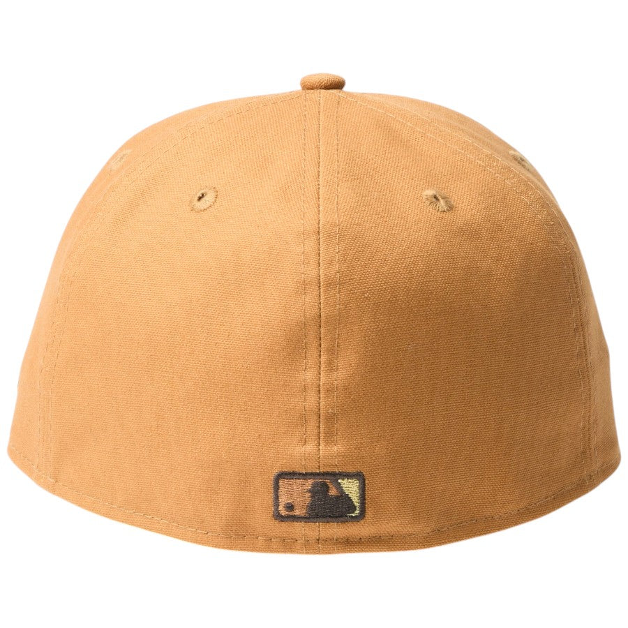 ニューエラ キャップ 帽子 NEW ERA CAP 59FIFTY MLB Duck Canvas ダック キャンバス シカゴ ホワイトソックス ライトブロンズ 14745188 背面
