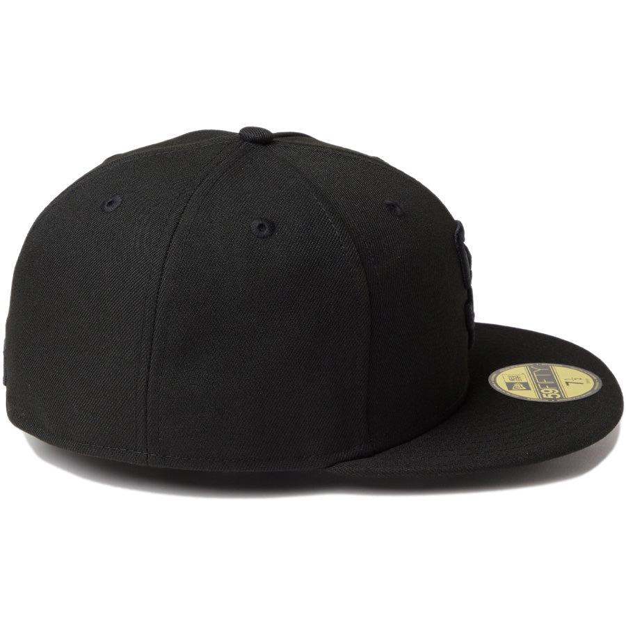 ニューエラ キャップ NEW ERA CAP MLB 59FIFTY サンディエゴ パドレス ブラック ブラック 14942684 右サイド
