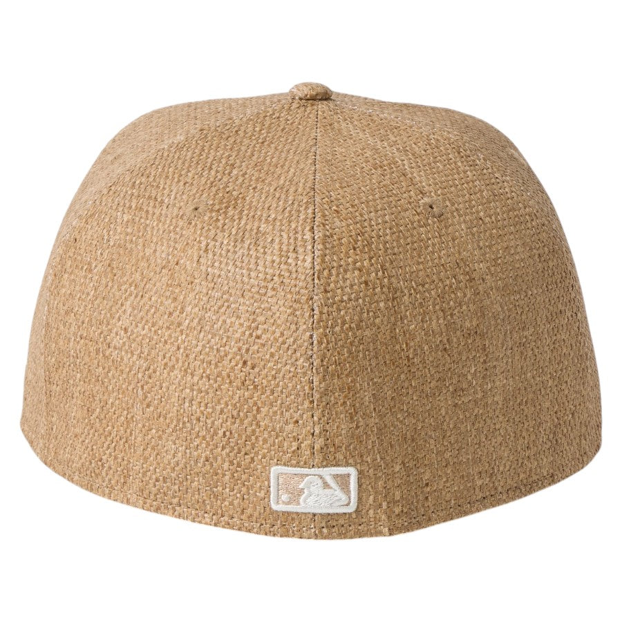 ニューエラ キャップ 帽子 NEW ERA CAP 59FIFTY サンディエゴ パドレス Paper Straw ペーパー カーキ 14745140 背面