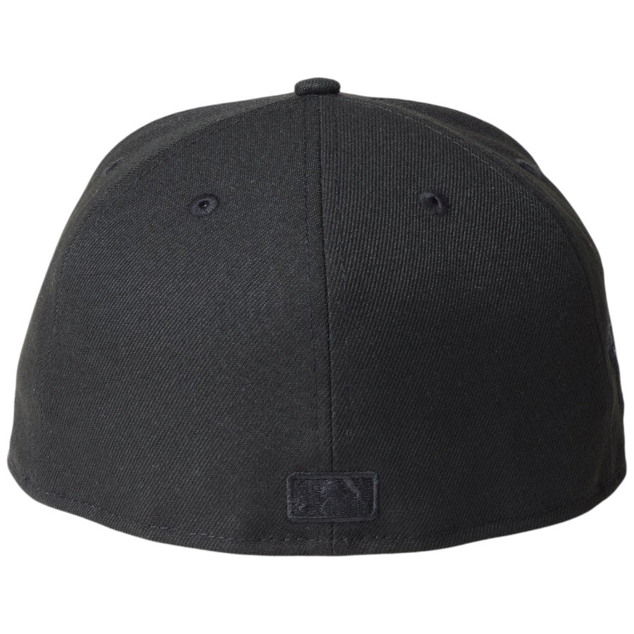 ニューエラ キャップ 帽子 NEW ERA CAP 59FIFTY シアトル マリナーズ MLB Black on Black ブラック/ブラック 14745138 背面