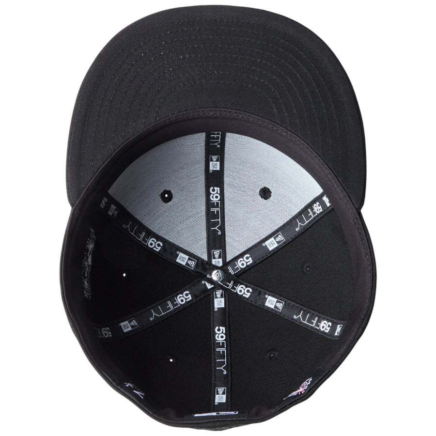 ニューエラ キャップ 帽子 NEW ERA CAP 59FIFTY シアトル マリナーズ MLB Black on Black ブラック/ブラック 14745138 アンダーバイザー