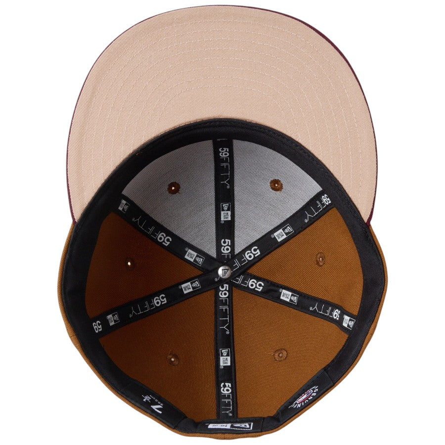 ニューエラ キャップ 帽子 NEW ERA CAP 59FIFTY Mocha Mousse モカ ムース COFFEE アリゾナ ダイヤモンドバックス トーステッドピーナッツ フロステッドバー 14745192 アンダーバイザー