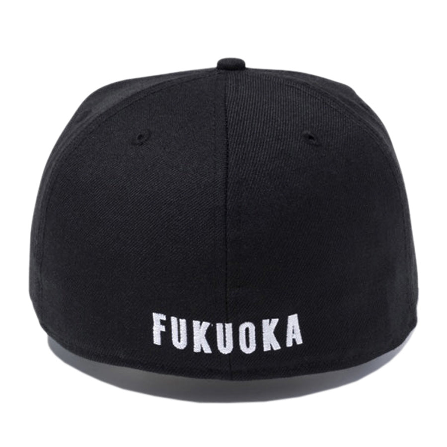 ニューエラ キャップ 帽子 NEW ERA CAP 59FIFTY NPBクラシック 福岡ダイエーホークス 1999-00 ブラック/オレンジバイザー 14525189 背面