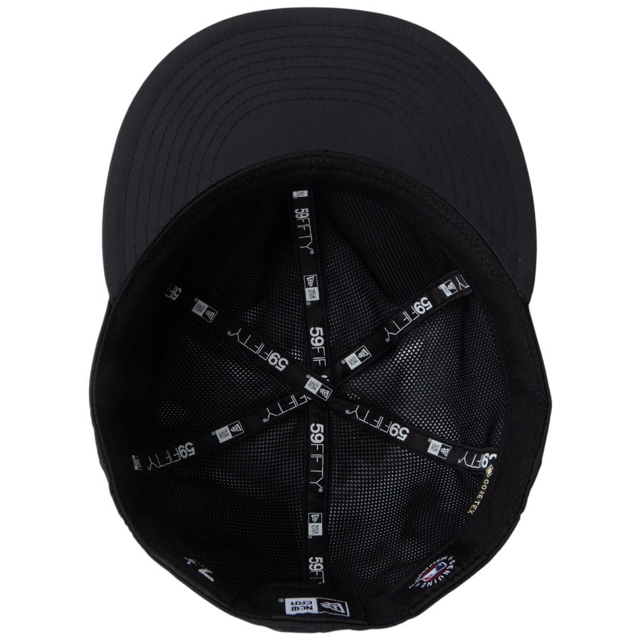 ニューエラ キャップ 帽子 NEW ERA CAP 59FIFTY GORE-TEX ゴアテックス 2L ニューヨーク ヤンキース ブラック 14774432｜アウトドア アンダーバイザー
