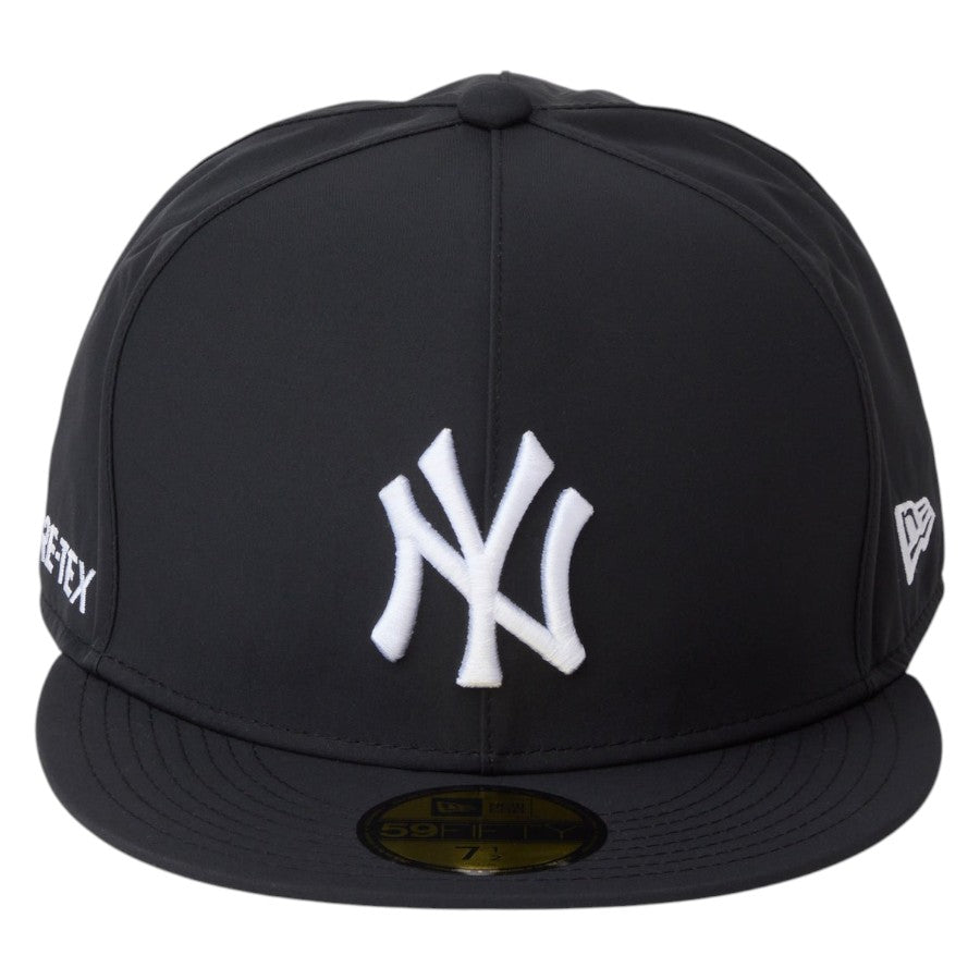 ニューエラ キャップ 帽子 NEW ERA CAP 59FIFTY GORE-TEX ゴアテックス 2L ニューヨーク ヤンキース ブラック 14774432｜アウトドア 正面
