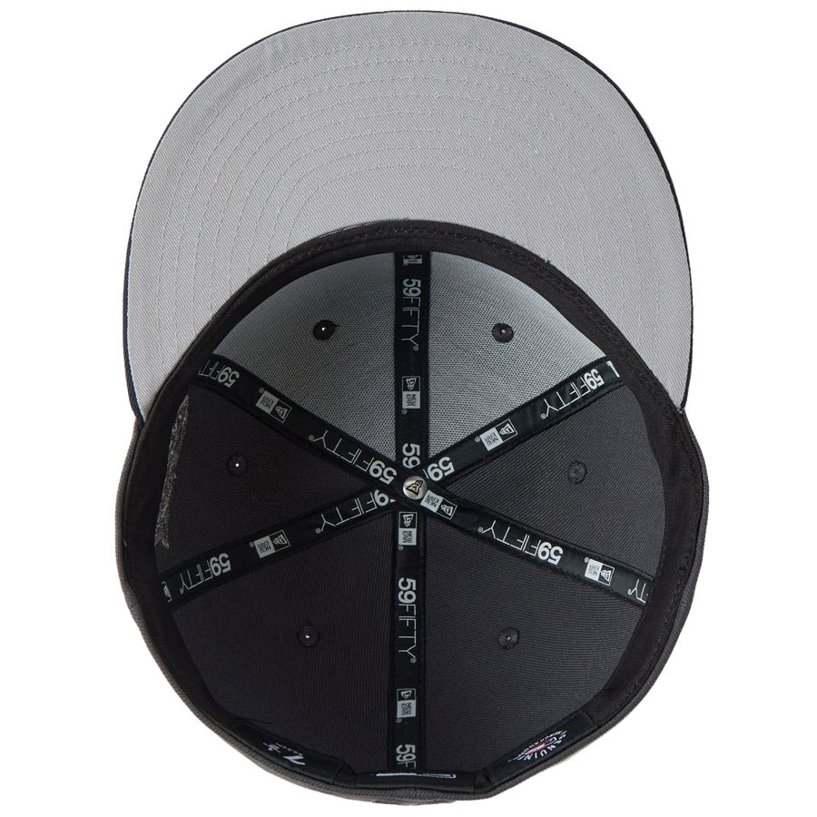 ニューエラ キャップ NEW ERA 59FIFTY Tonal Logo ニューヨーク ヤンキース ダークグラファイト/ネイビー 14745145 グレーアンダーバイザー