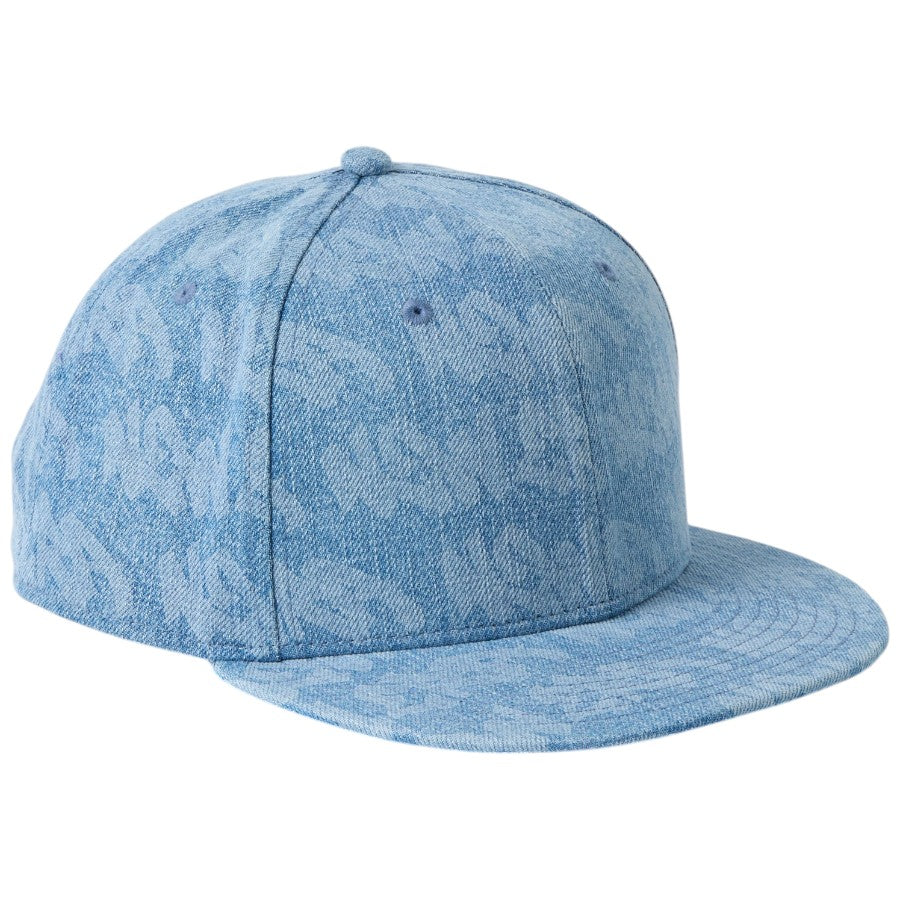ニューエラ キャップ 帽子 NEW ERA CAP 9FIFTY Laser Burn Out レーザー加工 ウォッシュドデニム 14744820 左斜め前