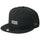 ニューエラ キャップ 帽子 NEW ERA CAP 9FIFTY Metal Plate メタルプレート ブラック/ブラック 14744814 右斜め前