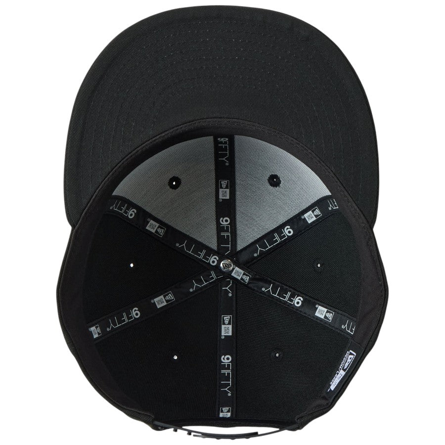 ニューエラ キャップ 帽子 NEW ERA CAP 9FIFTY Metal Plate メタルプレート ブラック / メタリックゴールド 14744813 アンダーバイザー
