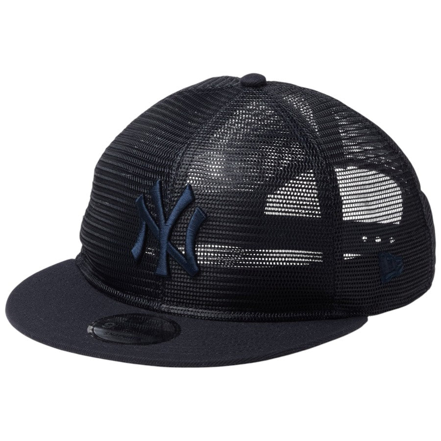 ニューエラ キャップ 帽子 NEW ERA CAP 9FIFTY All Mesh オール メッシュ ニューヨーク ヤンキース ネイビー 14744827 右斜め前