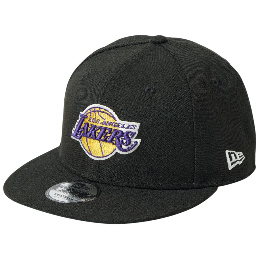 ニューエラ キャップ 帽子 NEW ERA CAP 9FIFTY NBA ロサンゼルス レイカーズ ブラック 14744817 右斜め前