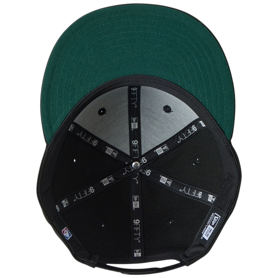 ニューエラ キャップ 帽子 NEW ERA CAP 9FIFTY NBA ロサンゼルス レイカーズ ブラック 14744817 グリーンアンダーバイザー
