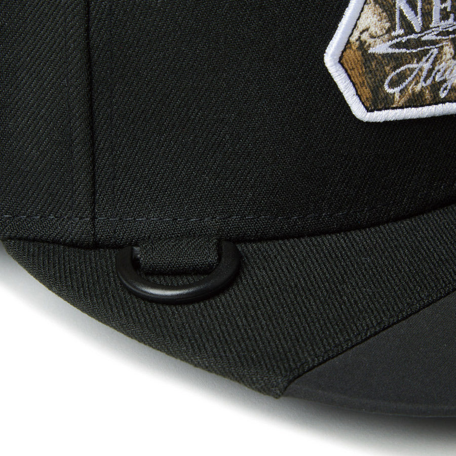 ニューエラ キャップ NEW ERA 9FIFTY Angler's Club FISHING 釣り Ripple Logo ブラック 14774367 | アウトドア Dカン