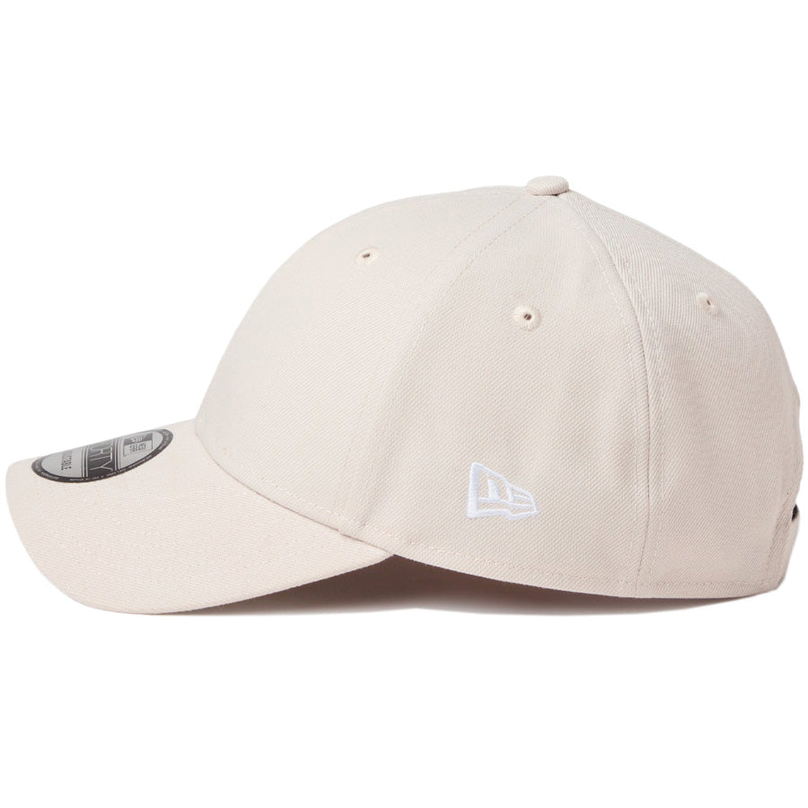 ニューエラ キャップ 帽子 NEW ERA CAP 9FORTY ベーシック 無地 ストーン ストーンホワイト 14942643 左サイド