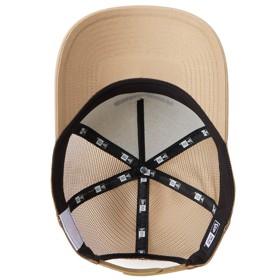 ニューエラ キャップ NEW ERA 9FORTY A-Frame トラッカー ちいかわ / ハチワレ・うさぎ カーキ 14864507 バイザー裏