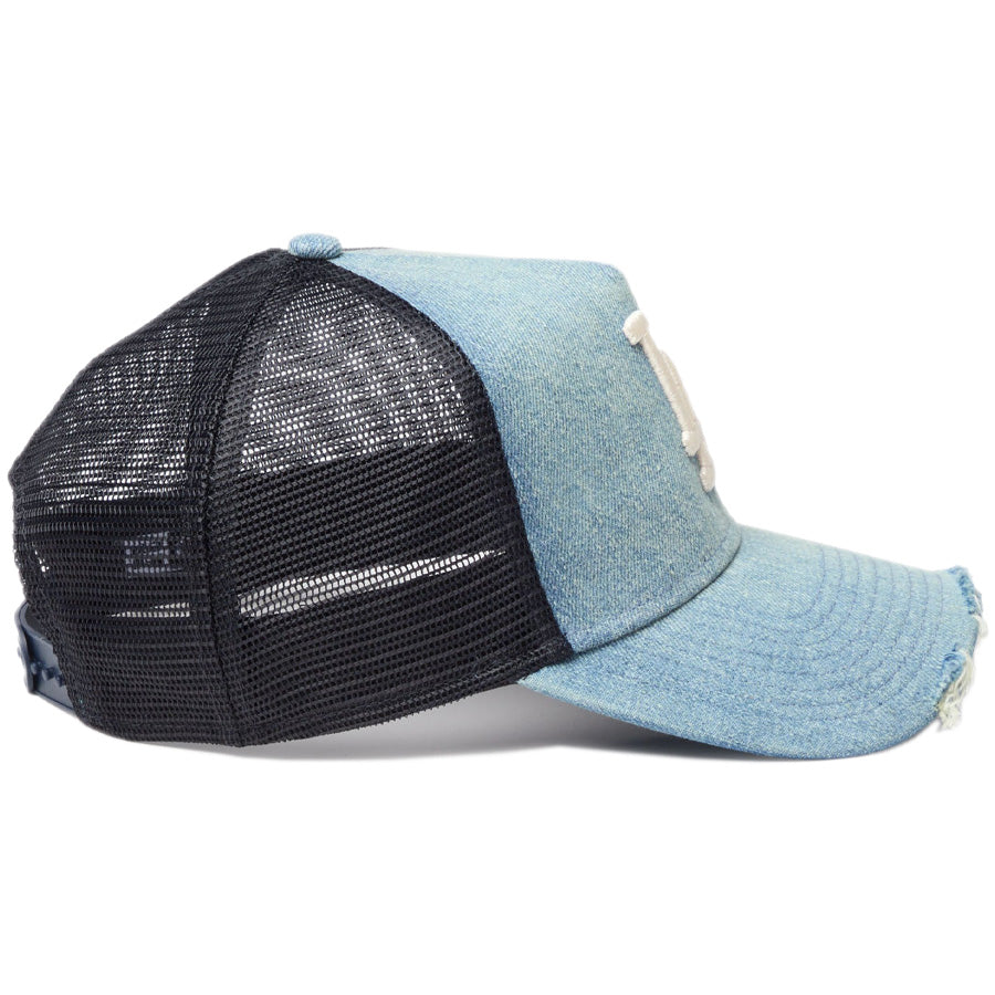 デニムトラッカーキャップ Los Angeles ニューエラ キャップ NEW ERA CAP 9FORTY A-Frame トラッカー MLB