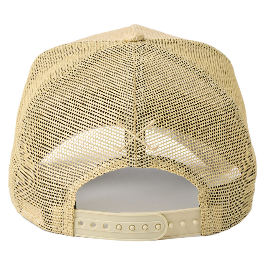 ニューエラ メッシュ キャップ 帽子 NEW ERA CAP 9FORTY A-Frame トラッカー Paper グラデーションロゴ ゴルフ ナチュラル 14747267 背面