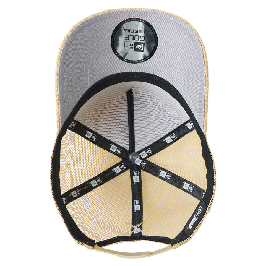 ニューエラ メッシュ キャップ 帽子 NEW ERA CAP 9FORTY A-Frame トラッカー Paper グラデーションロゴ ゴルフ ナチュラル 14747267 グレー アンダーバイザー