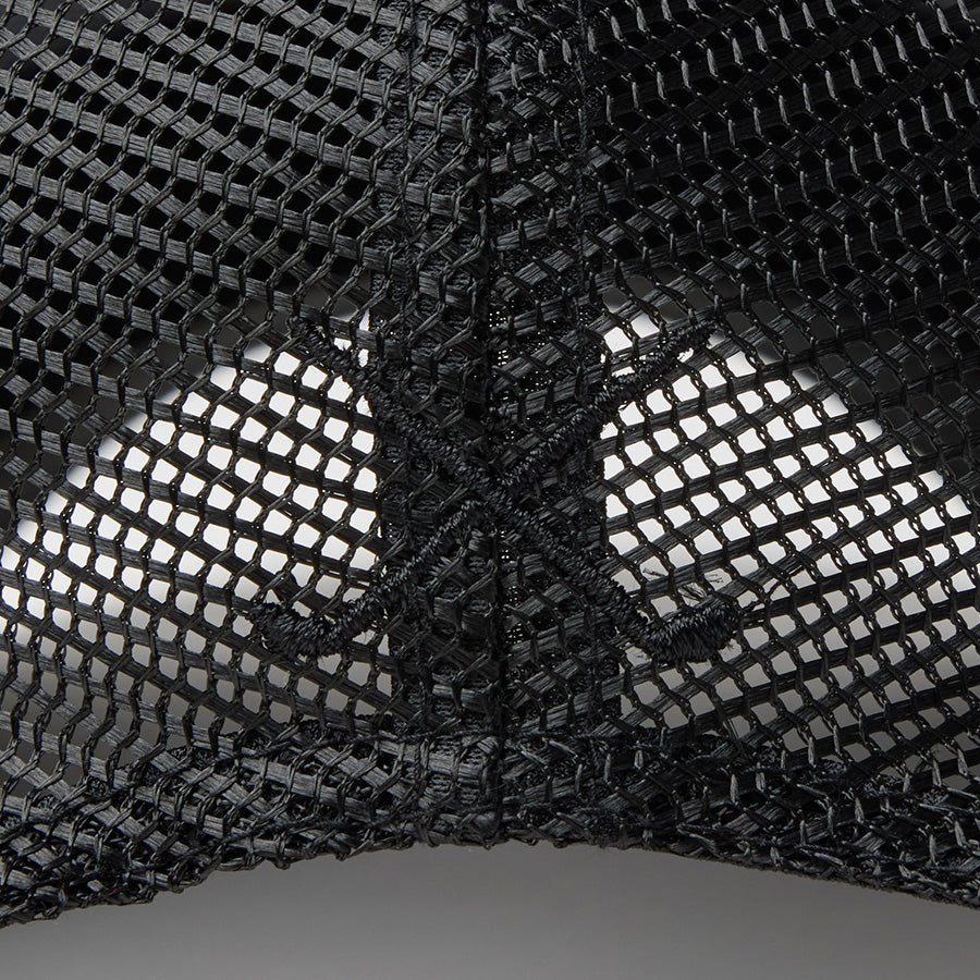 ニューエラ キャップ 帽子 NEW ERA CAP 9FORTY A-Frame トラッカー Vintage PEANUTS ピーナッツ スヌーピー GOLF Circle ロゴ ブラック 14865323 | ゴルフ 背面 刺繍