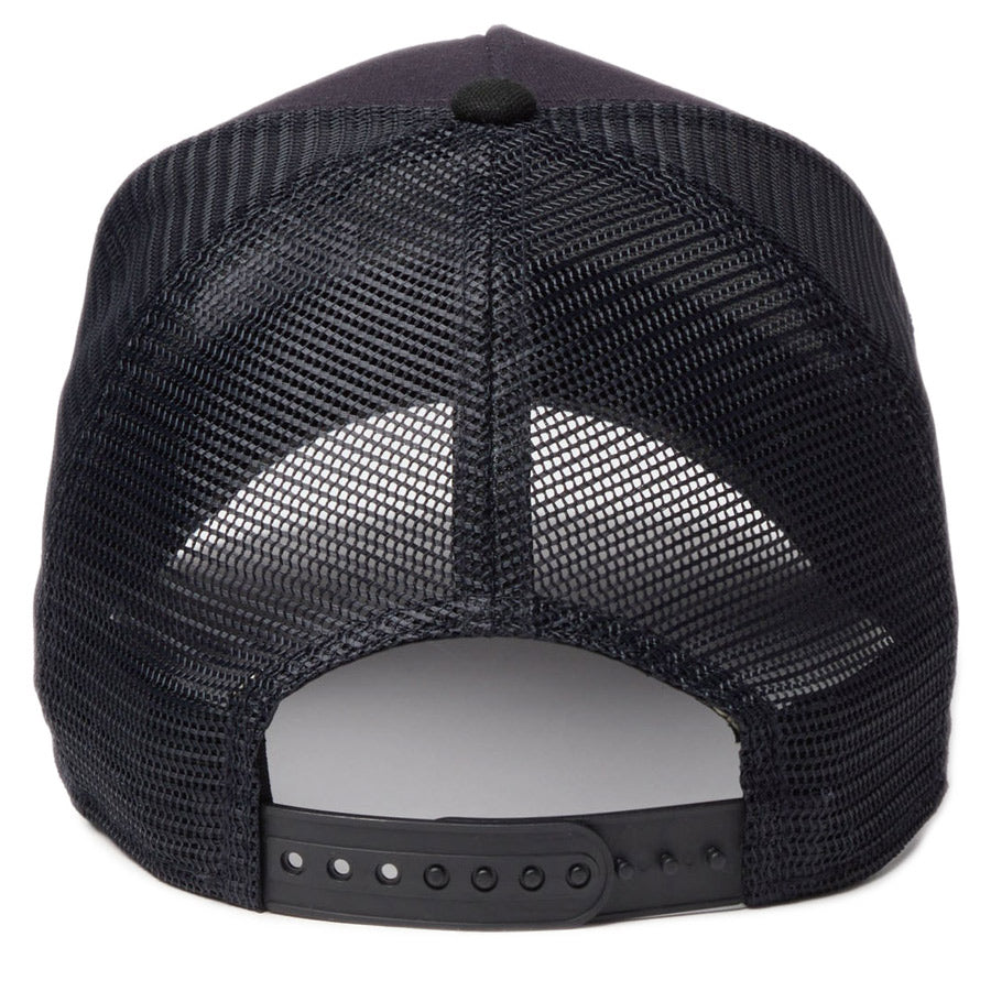 ニューエラ キャップ NEW ERA 9FORTY A-Frame トラッカー Duck Canvas ダック キャンバス ネイビー/ブラック 14774382 | アウトドア 背面