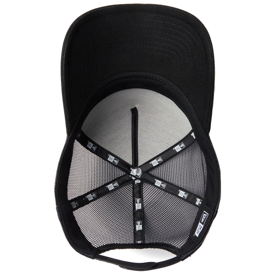 ニューエラ キャップ NEW ERA 9FORTY A-Frame トラッカー Duck Canvas ダック キャンバス ネイビー/ブラック 14774382 | アウトドア アンダーバイザー