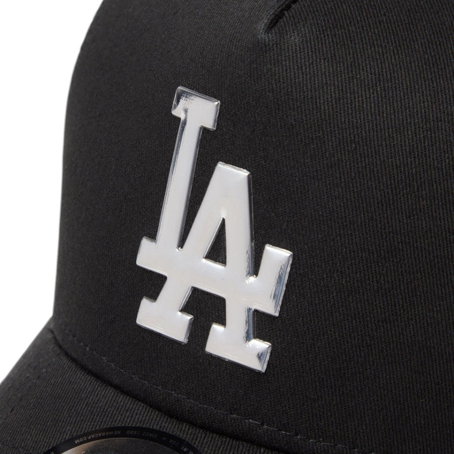 ニューエラ メッシュキャップ NEW ERA CAP 9FORTY A-Frame トラッカー ロサンゼルス ドジャース TPUロゴ ブラック 14744913 フロントロゴ 