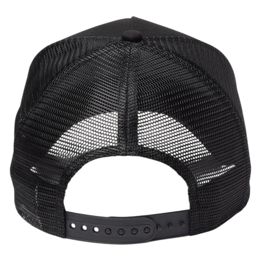 ニューエラ メッシュキャップ NEW ERA CAP 9FORTY A-Frame トラッカー ロサンゼルス ドジャース TPUロゴ ブラック 14744913 背面