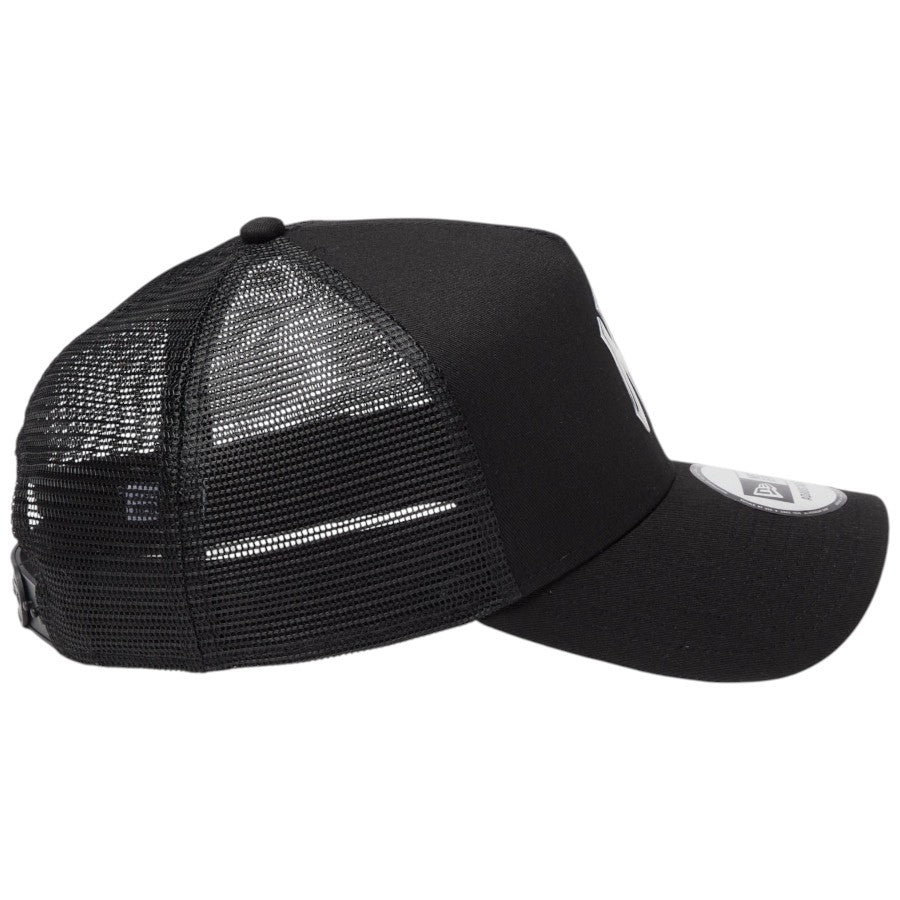 ニューエラ メッシュキャップ  NEW ERA CAP 9FORTY A-Frame トラッカー ニューヨーク ヤンキース TPUロゴ ブラック 14744894 右サイド