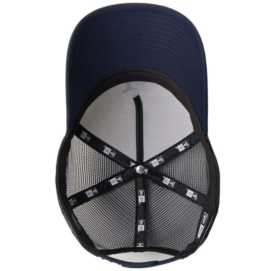 ニューエラ キャップ NEW ERA CAP MLB 9FORTY A-Frame トラッカー Typewriter コットンタイプライター ロサンゼルス ドジャース オフホワイト/ネイビー 14744912 アンダーバイザー