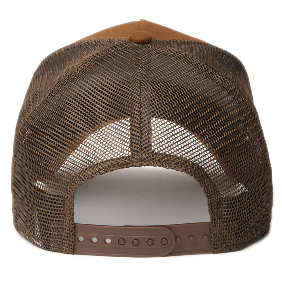 ニューエラ キャップ NEW ERA CAP 9FORTY A-Frame トラッカー Typewriter コットンタイプライター サンディエゴ パドレス ブラウン 14744878 背面