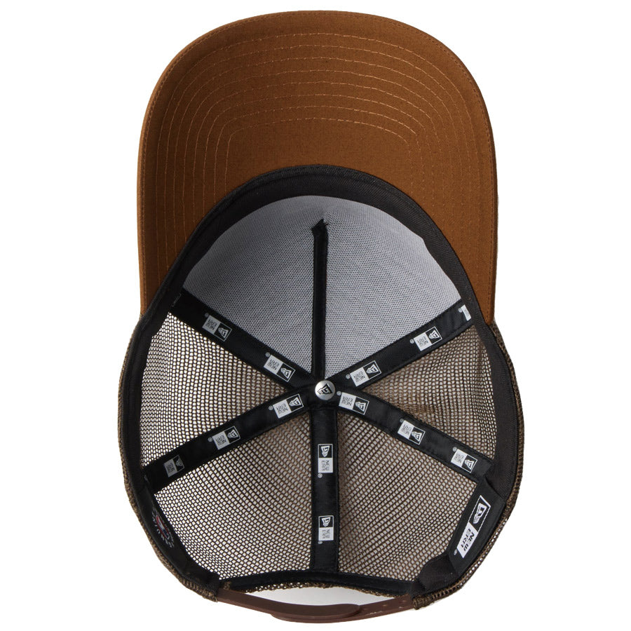 ニューエラ キャップ NEW ERA CAP 9FORTY A-Frame トラッカー Typewriter コットンタイプライター サンディエゴ パドレス ブラウン 14744878 アンダーバイザー