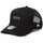 ニューエラ キャップ NEW ERA CAP 9FORTY A-Frame トラッカー Metal Flag メタルフラッグ ブラック/シルバー 14744909 右斜め