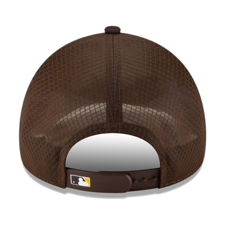 ニューエラ キャップ NEW ERA 9FORTY APEX 2026 MLB Batting Practice サンディエゴ パドレス ブラウン 14865050 背面