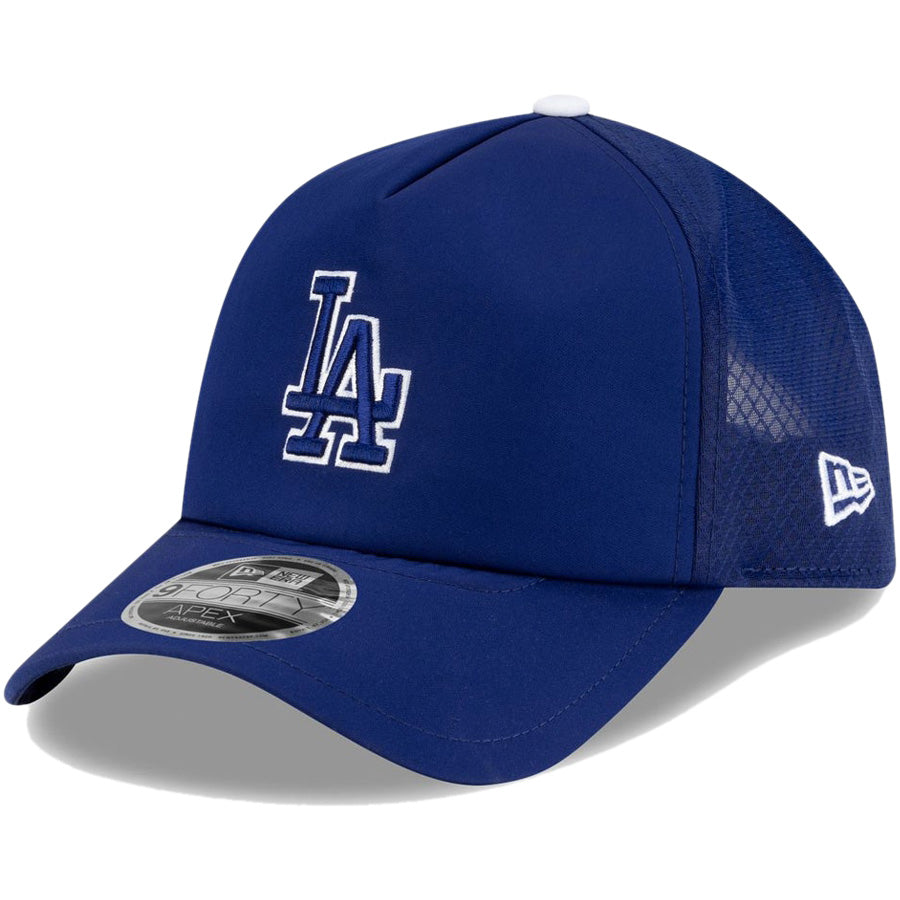 ニューエラ キャップ NEW ERA 9FORTY APEX 2026 MLB Batting Practice ロサンゼルス ドジャース ブルー 14865059 右斜め