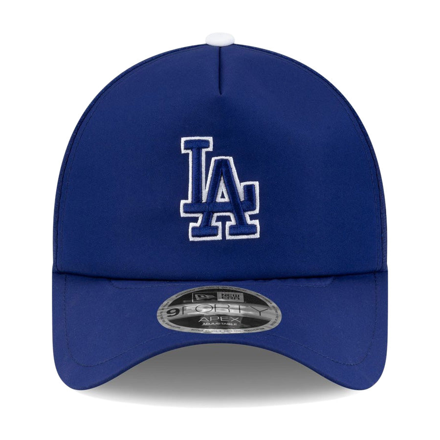 ニューエラ キャップ NEW ERA 9FORTY APEX 2026 MLB Batting Practice ロサンゼルス ドジャース ブルー 14865059 正面