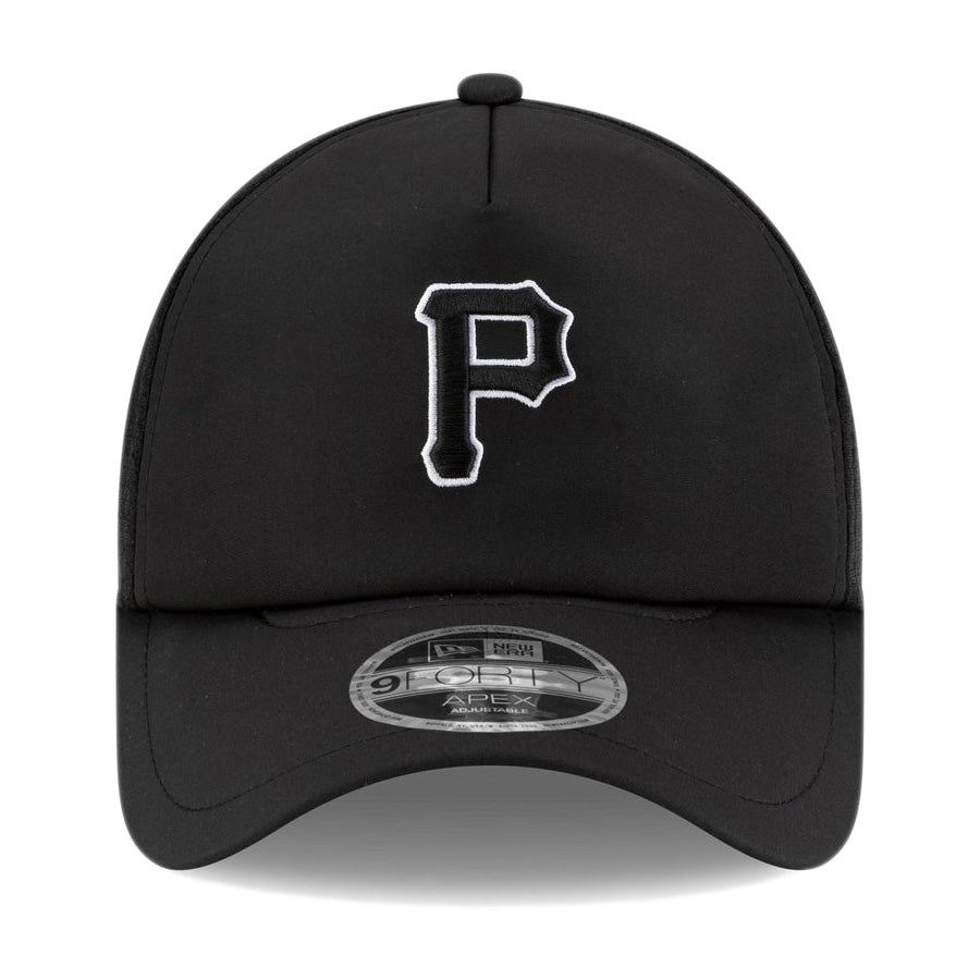 ニューエラ キャップ NEW ERA 9FORTY APEX 2026 MLB Batting Practice ピッツバーグ パイレーツ ブラック 14865051 正面