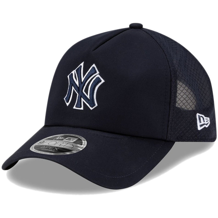 ニューエラ キャップ NEW ERA 9FORTY APEX 2026 MLB Batting Practice ニューヨーク ヤンキース ネイビー 14865054 右斜め